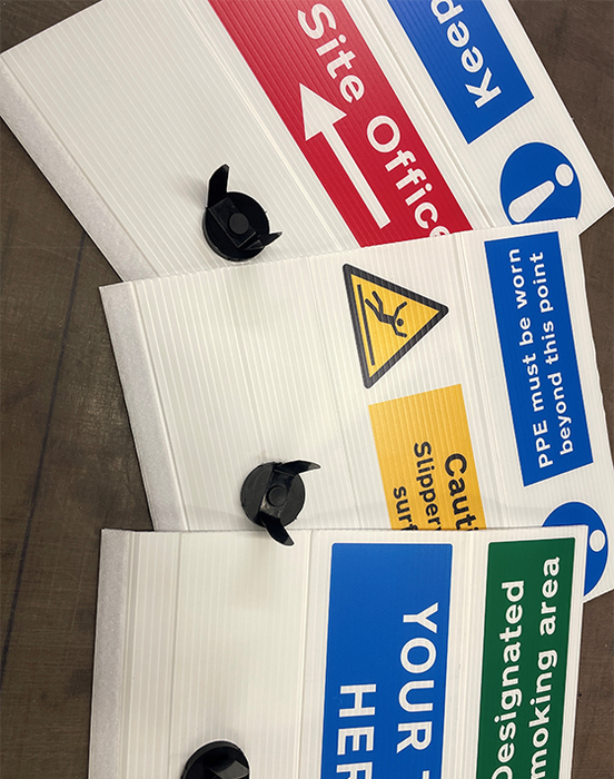 Correx Cone Top Sign 356x140mm