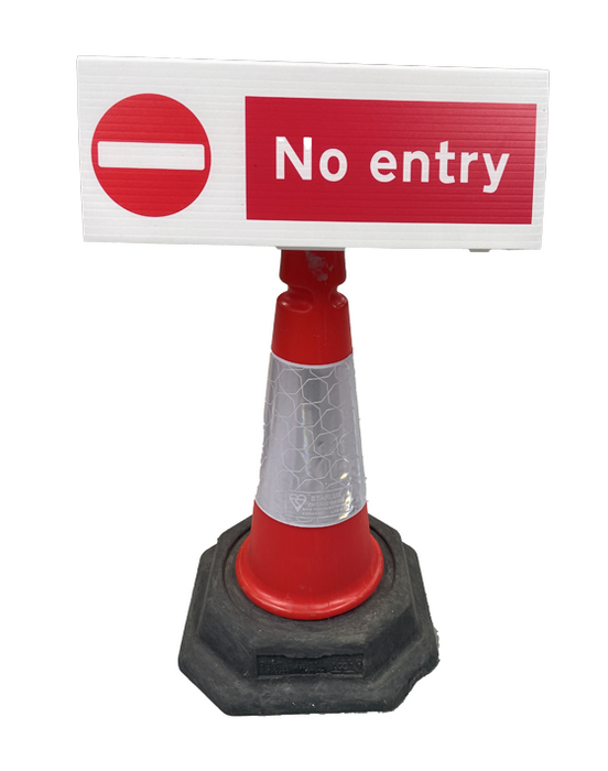 Correx Cone Top Sign 356x140mm
