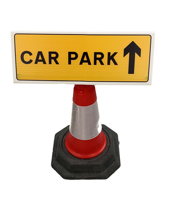 Correx Cone Top Sign 356x140mm