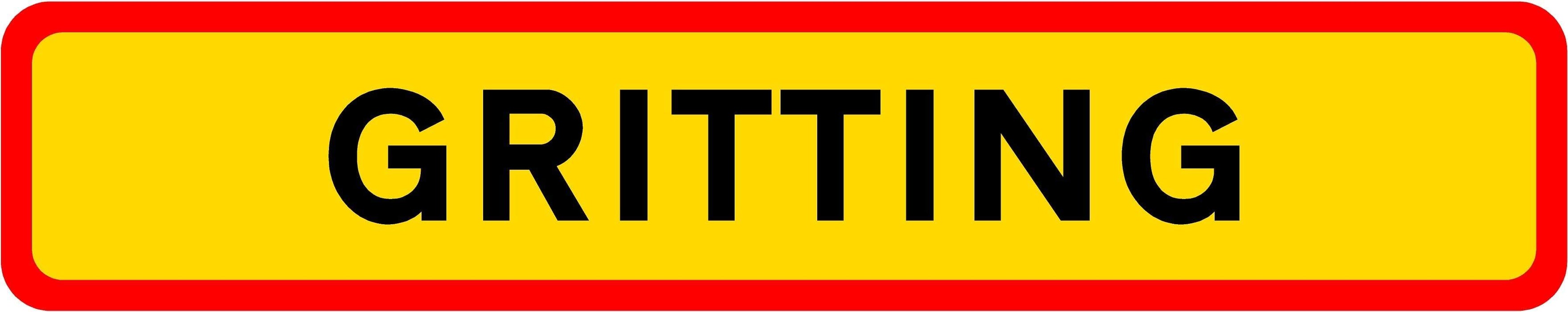 HGV Marker Board Gritting (4101187338274)