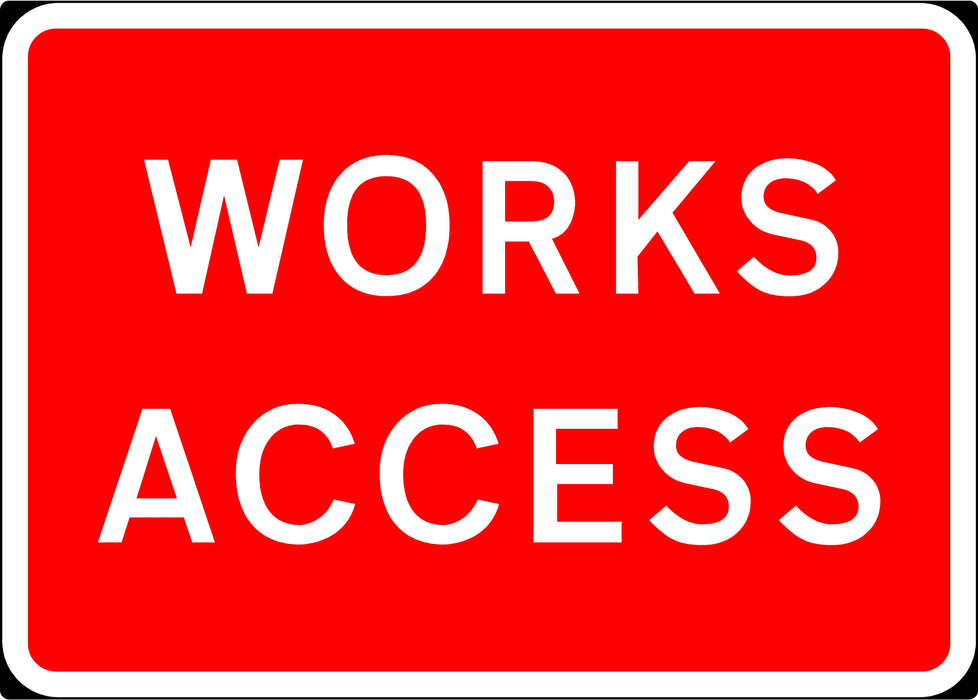 1050x750mm Works Access - 7301 - Rigid Plastic