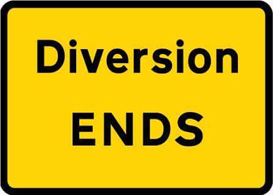 1050x750mm Diversion Ends - 2702 - Rigid Plastic