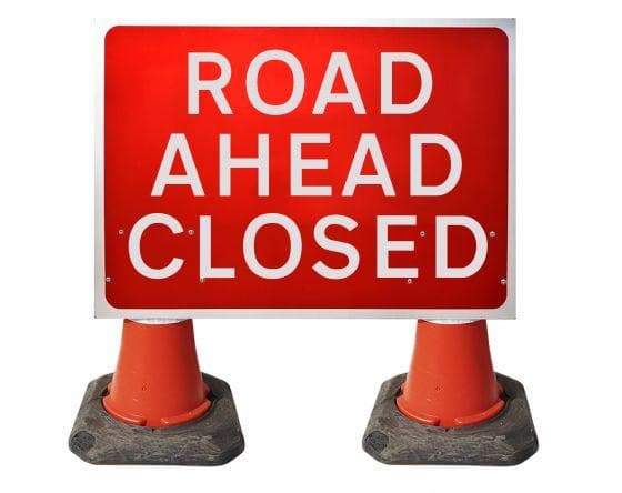 Road Ahead Closure Sign | Diagram 7010.1 (face only) – Start Safety UK Road Ahead Closure Sign | Diagram 7010.1 (face only) – Start Safety UK