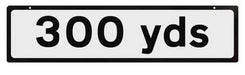 Supplementary Plate for Cone Signs - 300 yds (4308468236322)