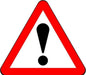 750mm Triangle - Warning Other Danger ! - 562 - Rigid Plastic (4133057495074)