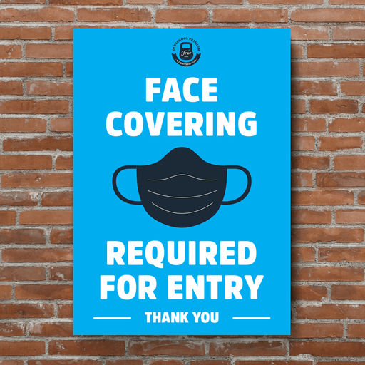 PVC Posters - Face Covering Required - Protect Signs