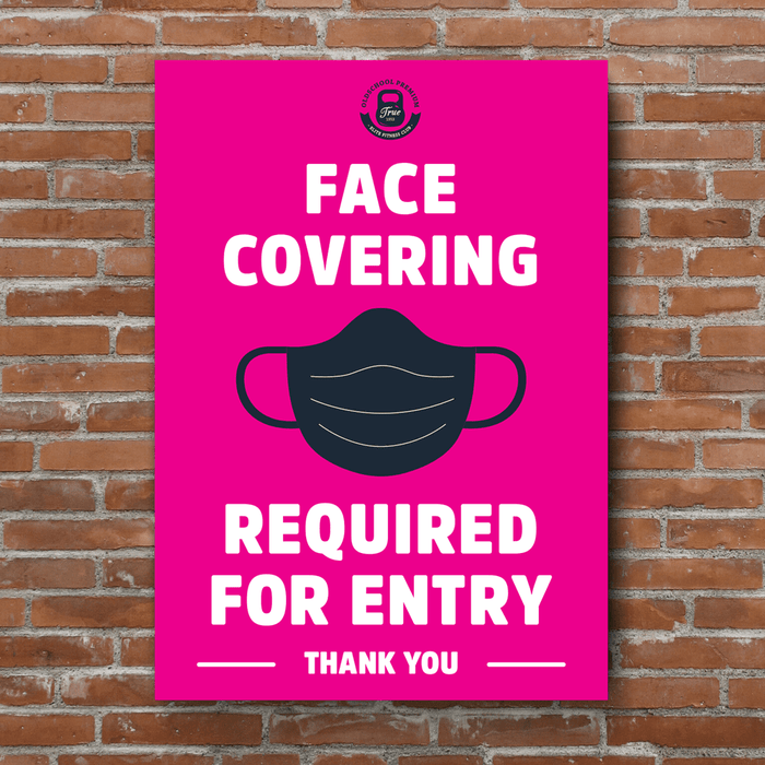 PVC Posters - Face Covering Required - Protect Signs