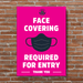 PVC Posters - Face Covering Required - Protect Signs