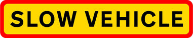 HGV Marker Board - Slow Vehicle (4101179506722)