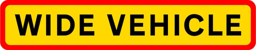 HGV Marker Board - Wide Vehicle (4101175902242)