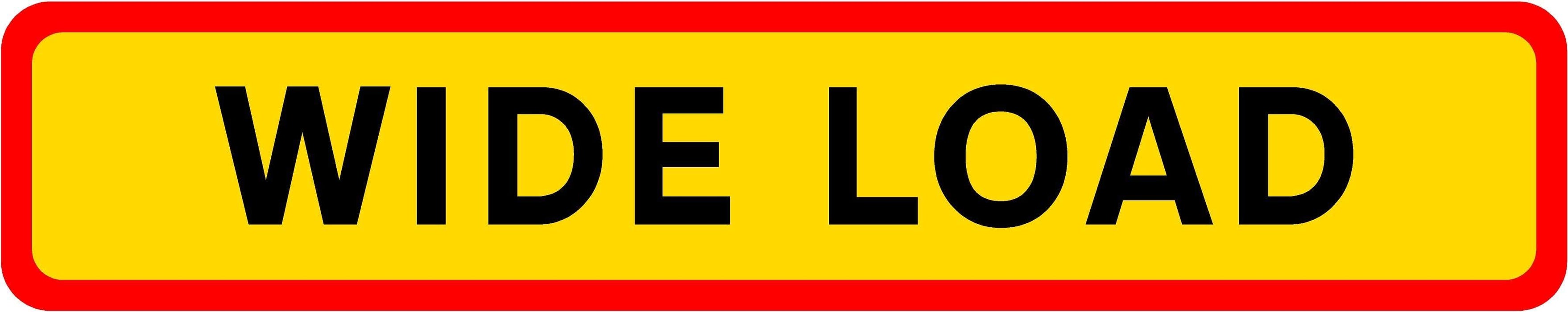 HGV Marker Board - Wide Load (4101170593826)