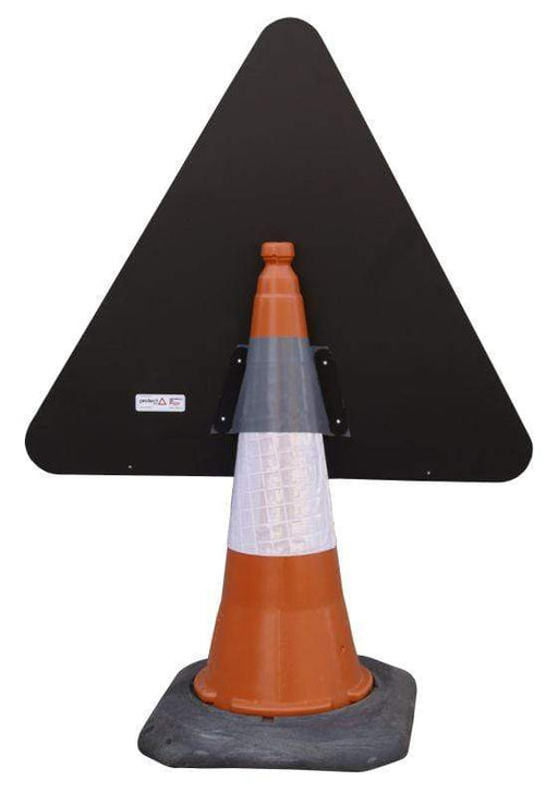 Triangle Cone Sign - Traffic Queues Likely on Road Ahead - 584 (4298896474146)