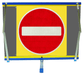 F2 Flexible Fold-Away Sign - No Entry - Protect Signs