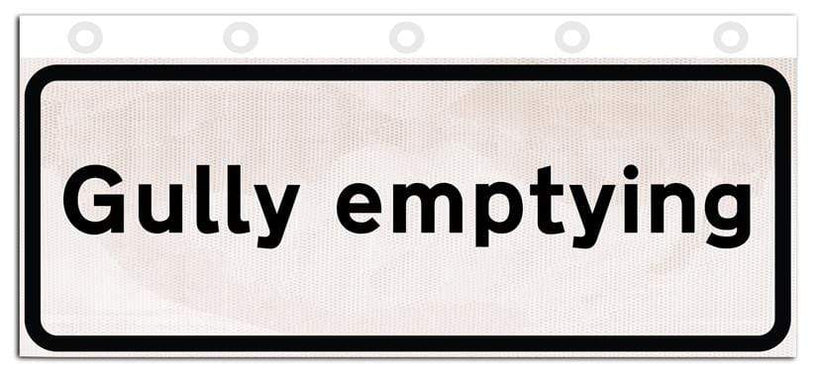 Flexible Supplementary Plate - Gully Emptying — Protect Signs
