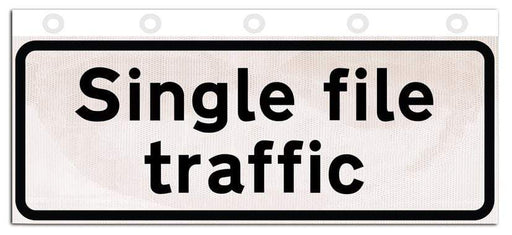 Flexible Supplementary Plate - Single File Traffic (4134374572066)